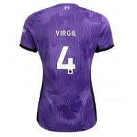 Liverpool Virgil van Dijk #4 Fotballklær Tredjedrakt Dame 2023-24 Kortermet